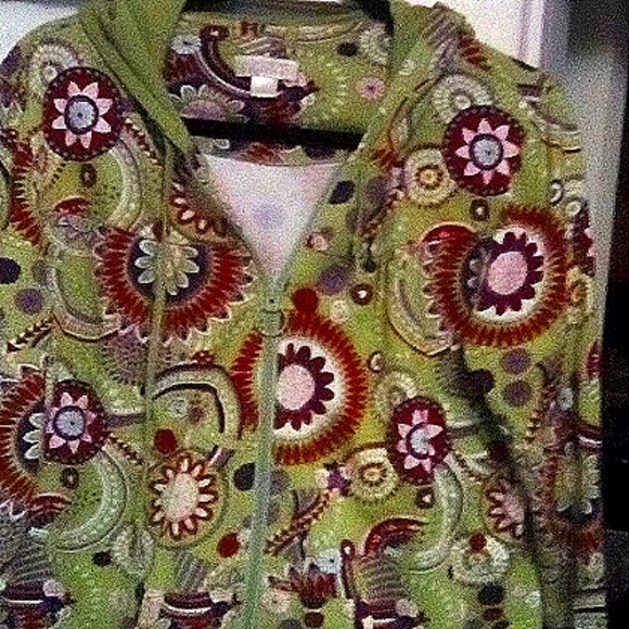 Christopher &Banks Zip- up Jacket SZ . L - Picture 2 of 2